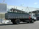 Goëlands sur un camion